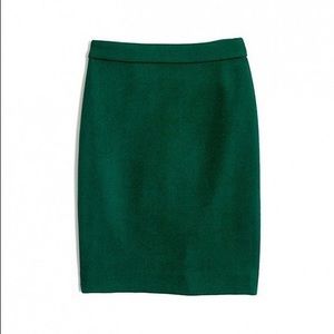 No. 2 Pencil Skirt in Double-Serge Wool